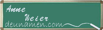 Anne Weier Visitenkarte